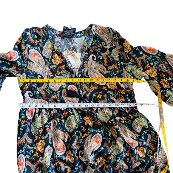 Johnny Was bryce Paisley Print midi  Dress NEW - Picture 11 of 13